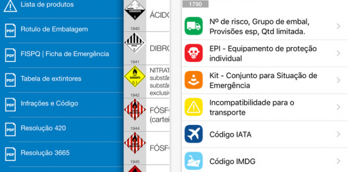 App traz informações para quem transporta produto perigoso