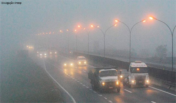 Inverno: saiba como lidar e onde estão os pontos de neblina nas rodovias paulistas