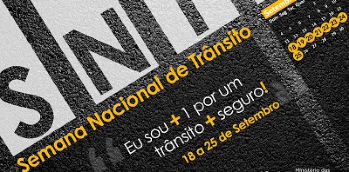 Semana Nacional propõe reflexão por trânsito mais seguro
