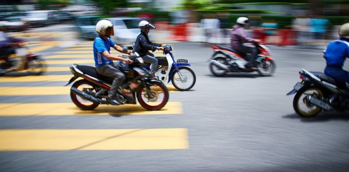 Número de acidentes com motociclistas triplica em pouco mais de uma década