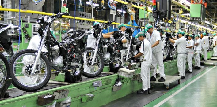 Vendas de motos caem 8,5% em sete meses, aponta Abraciclo