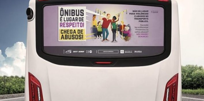 Campanha busca engajar sociedade na luta contra abuso sexual no transporte público