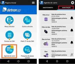 Detran/SP disponibiliza agenda de manutenção do carro em app