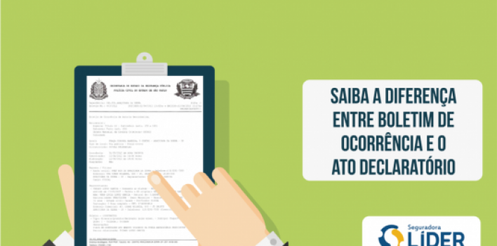 #DPVATExplica: saiba a diferença entre o Boletim de Ocorrência e o Ato Declaratório