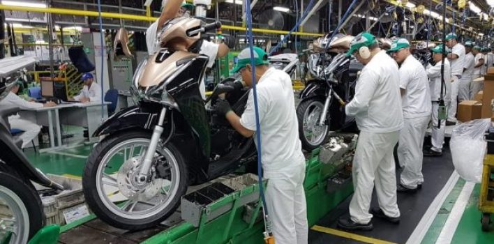 Produção de motos cai 4,8% em julho, diz Abraciclo