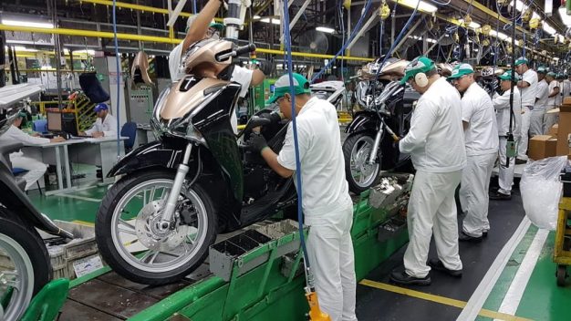 Produção de motos cai 4,8% em julho, diz Abraciclo