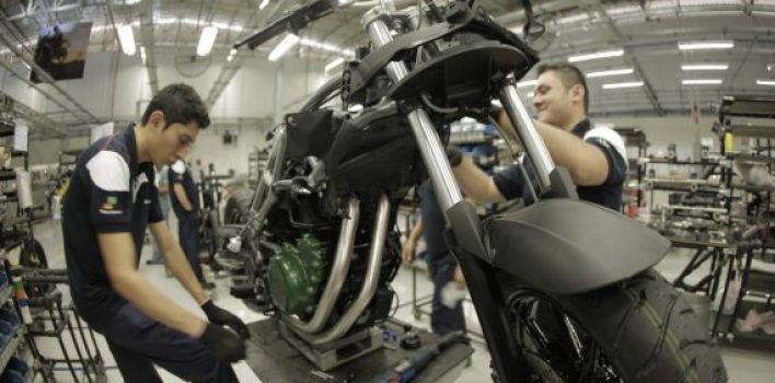 Produção de motos sobe em agosto, melhor mês desde outubro de 2015