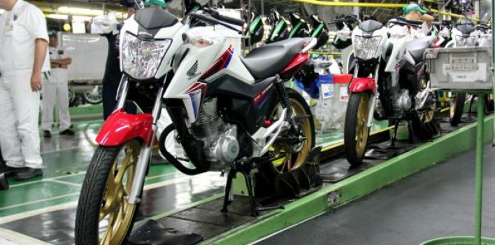 Produção de motos sobe 34,7% em julho, diz Abraciclo