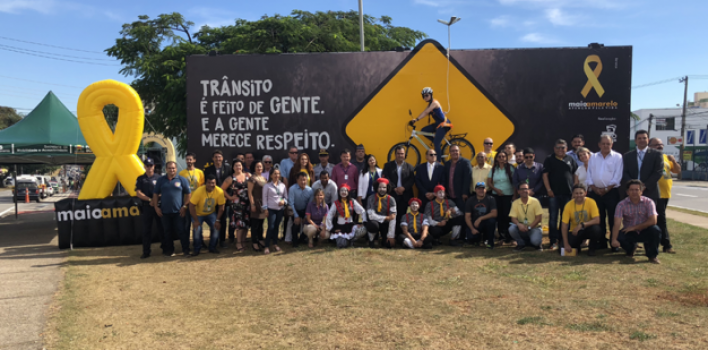 SOROCABA (SP) ABRE OFICIALMENTE PROGRAMAÇÃO DO MAIO AMARELO COM PAINEL VIVO