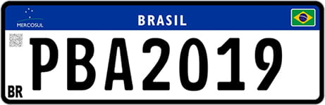 Mais um estado implanta o novo modelo de placas no padrão Mercosul