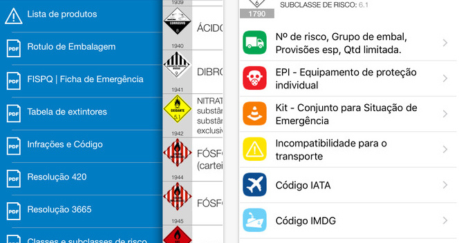 App traz informações para quem transporta produto perigoso