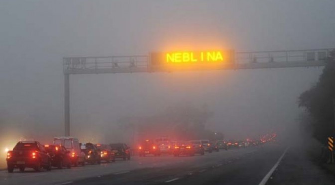 Conheça os pontos com maior incidência de neblina nas estradas paulistas
