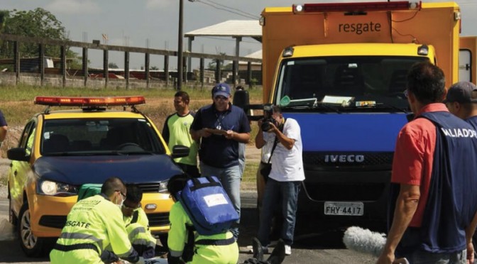 Acidente na estrada. Saiba como agir