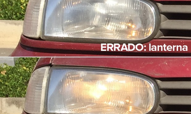 Qual a diferença entre farol baixo e lanterna?