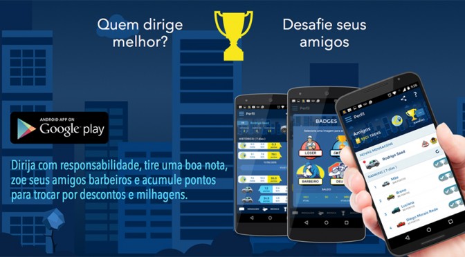 App lança desafio entre usuários que estimula a direção defensiva