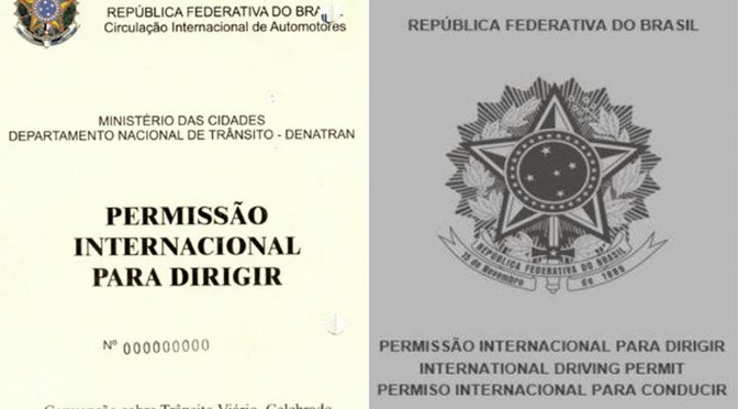 Denatran muda formato da Permissão Internacional para Dirigir (PID)