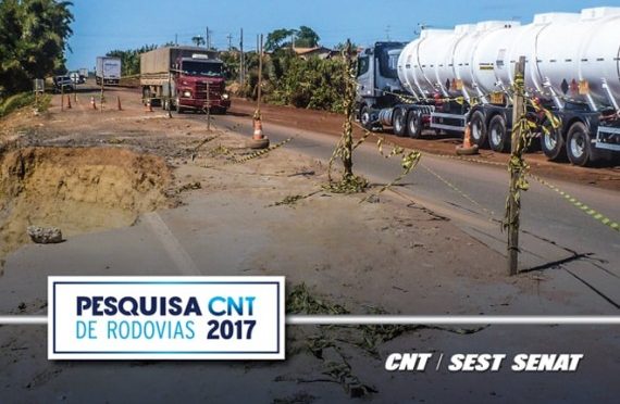 Pesquisa CNT indica piora da qualidade das rodovias