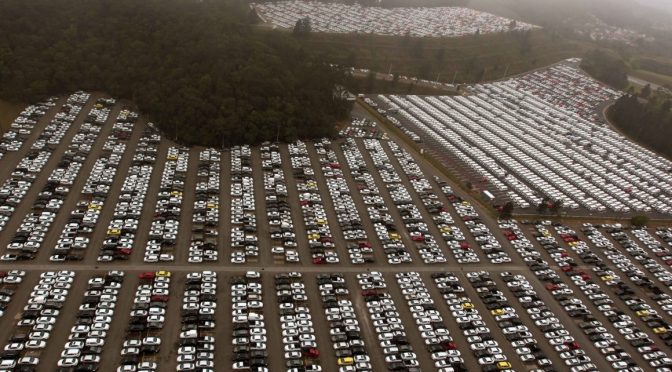 Vendas de carros caem 7,8% em setembro